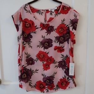 Stitch Fix - XXL Alice Blue pink floral top - NWT